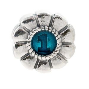 Pandora #1 Blue Ribbon charm